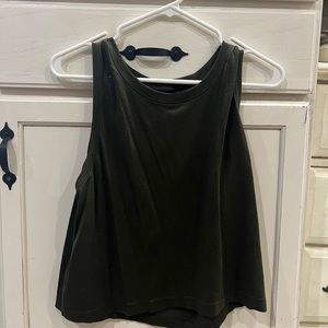 Lululemon army green tank size 8